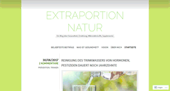 Desktop Screenshot of extraportionnatur.com