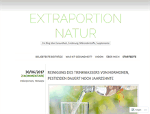 Tablet Screenshot of extraportionnatur.com